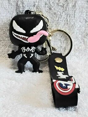 2/$20 3D Silicone Venom Keychain made of Very Durable Rubber!!